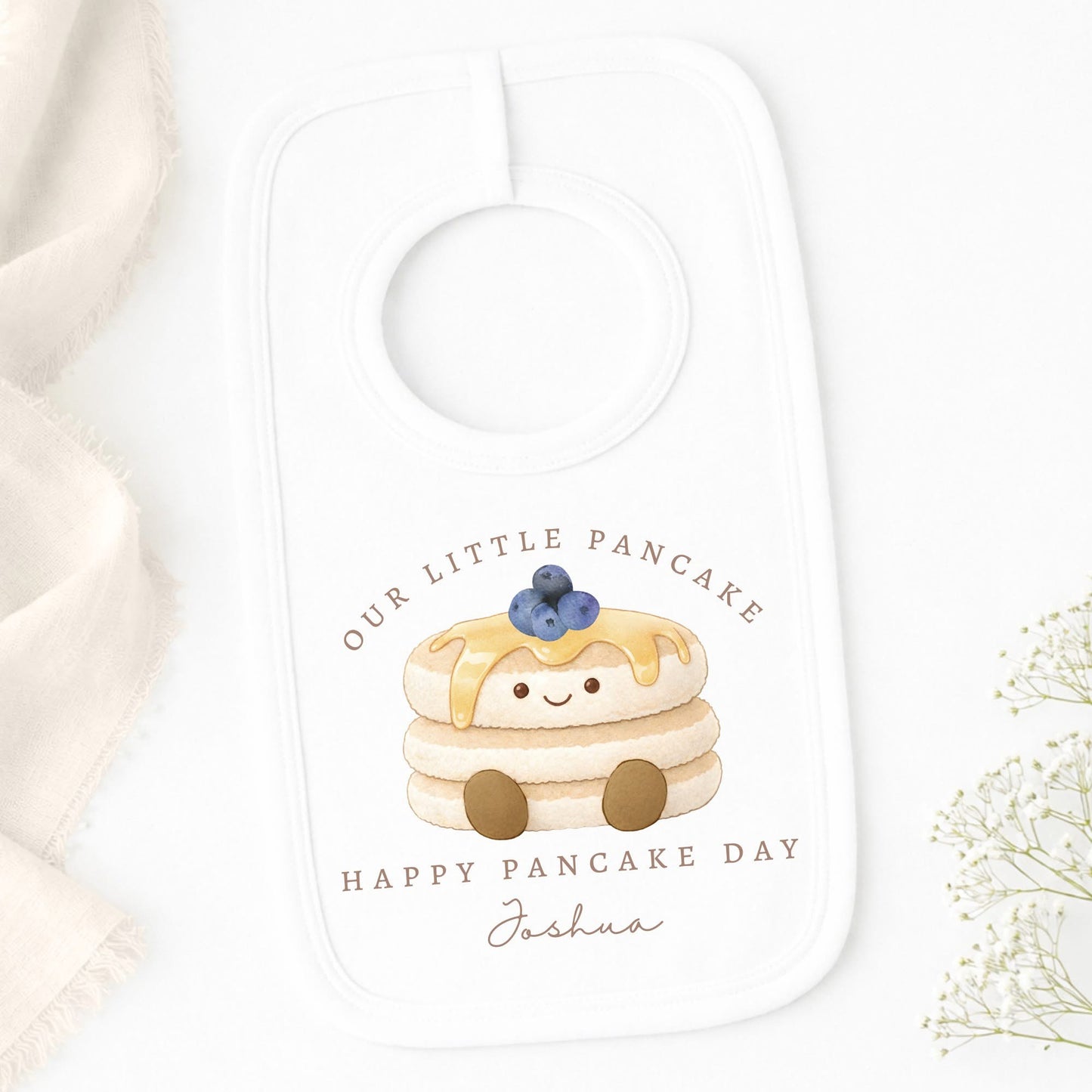 Mums little pancake Bib