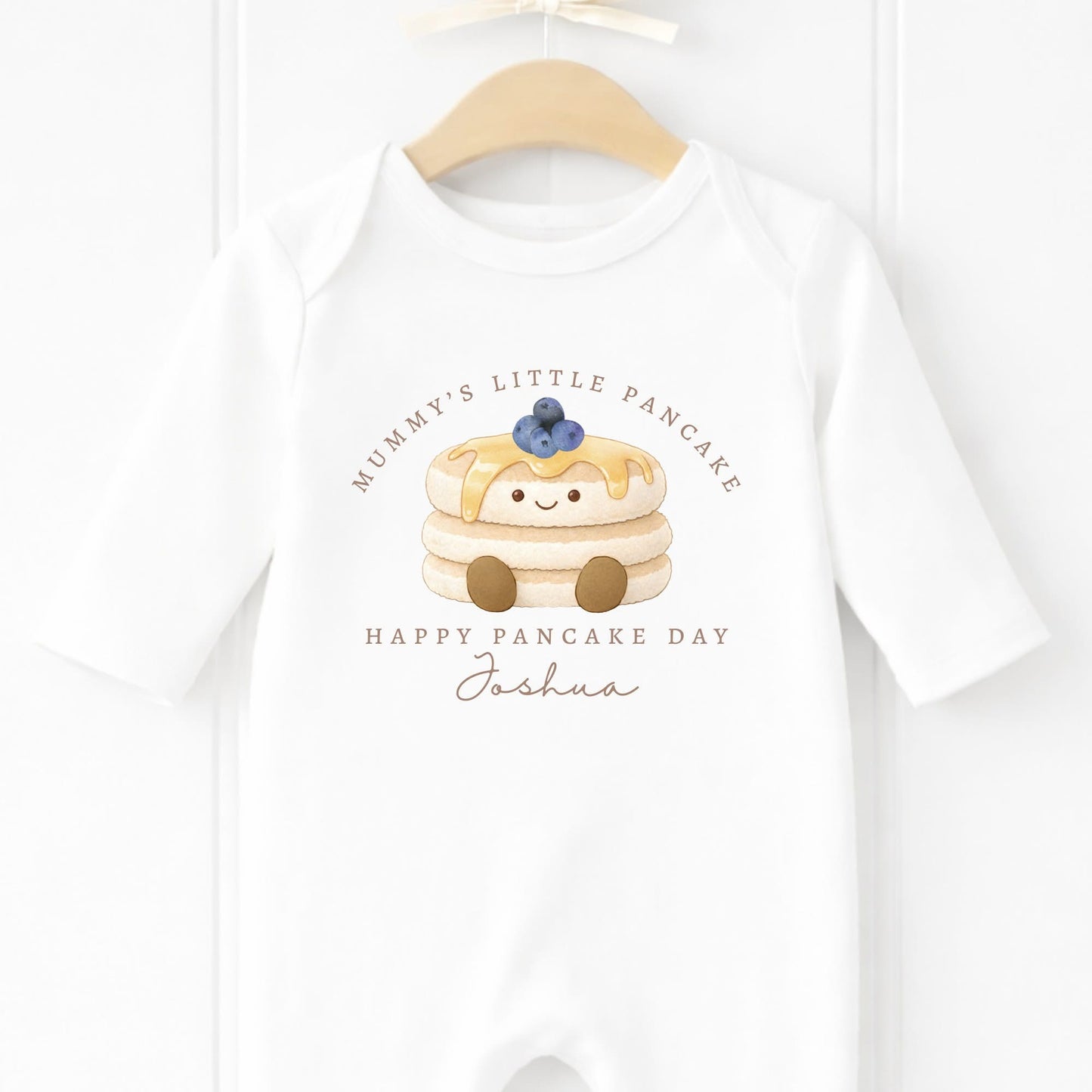 Mums little pancake Sleepsuit