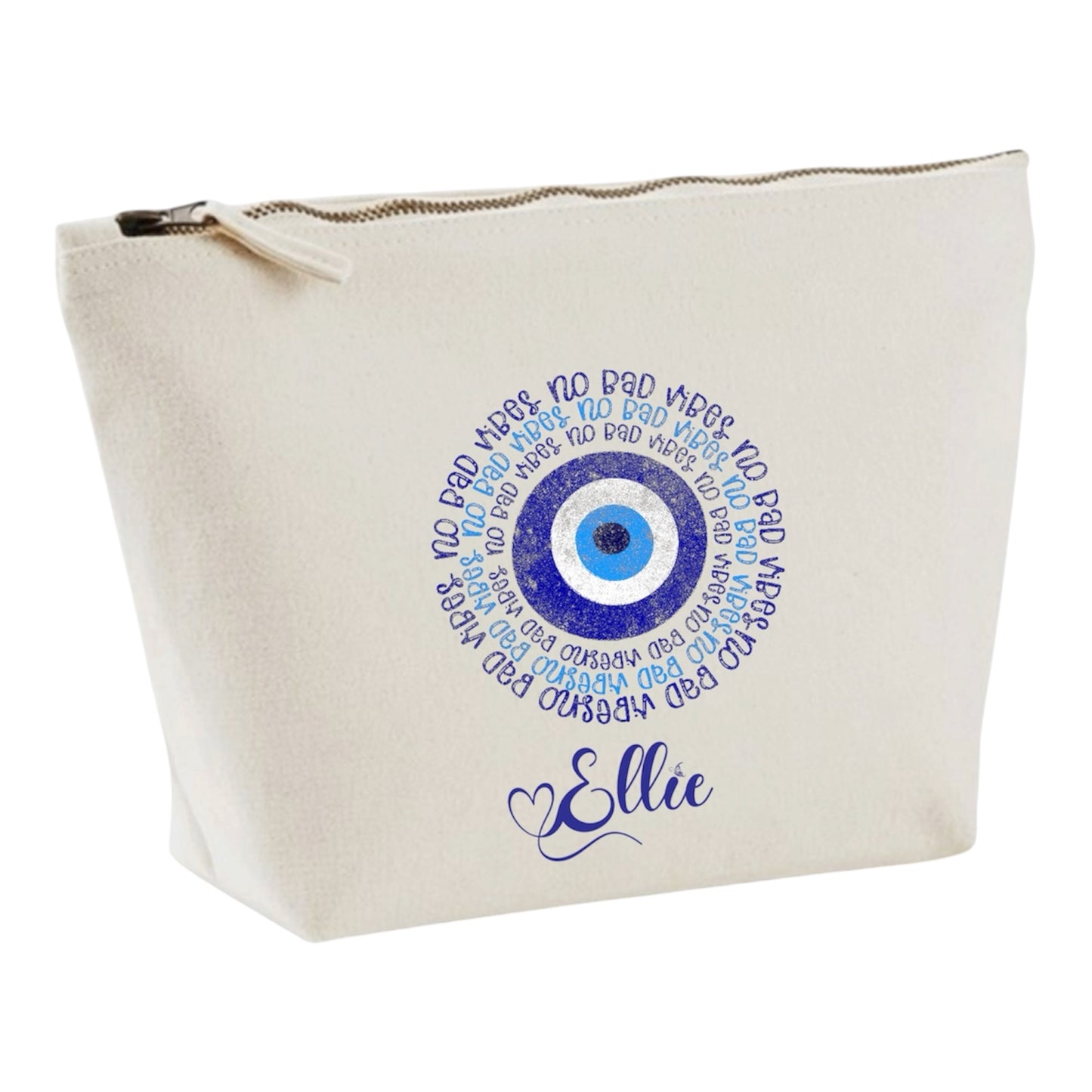 No bad vibes Cosmetic Canvas Bag