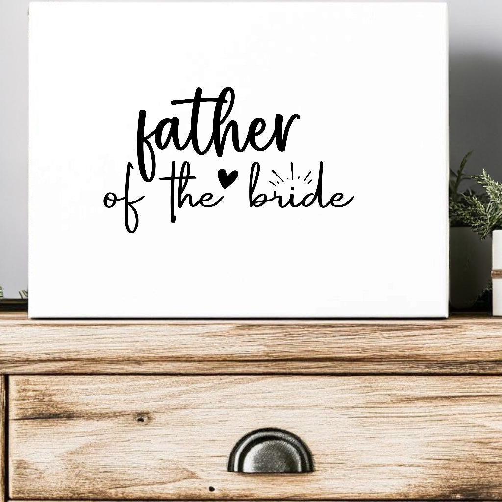 Father of the Bride magnetic gift box
