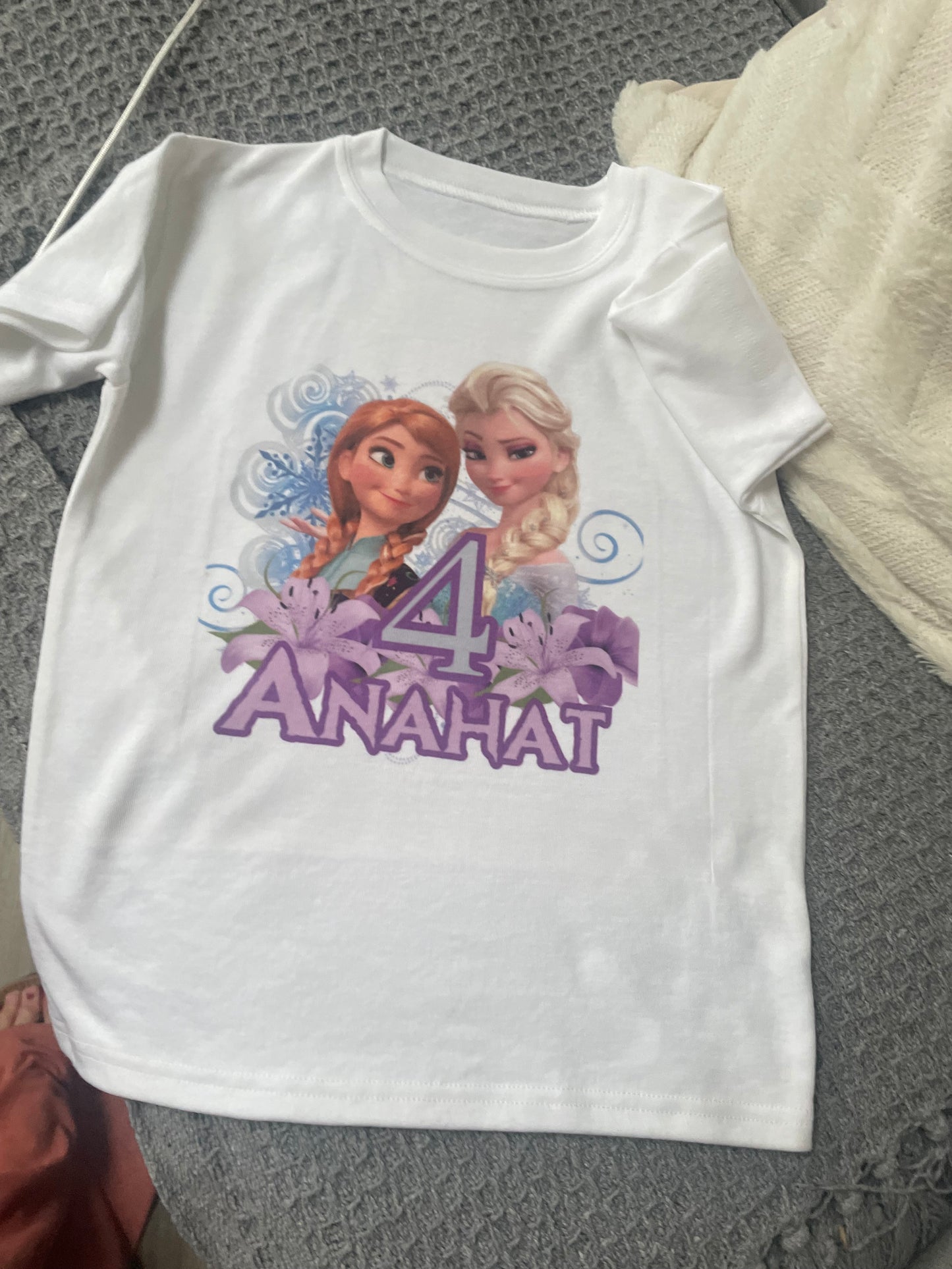 Frozen Personalised T Shirt