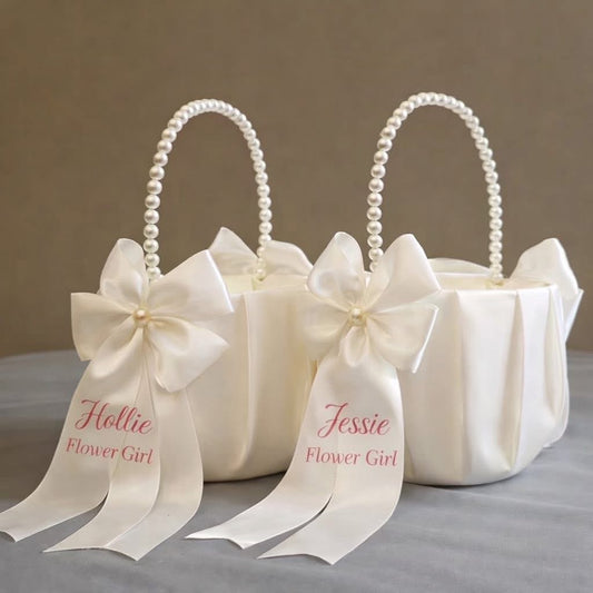 Personalised Flower Girl Baskets