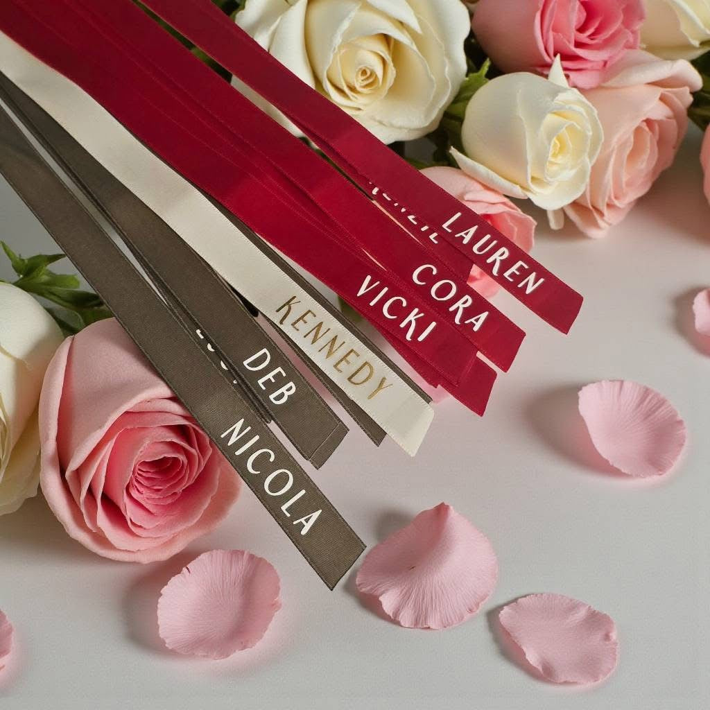Wedding Personalised Ribbons