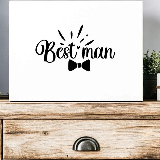 Best man A4 Deep filled gift box