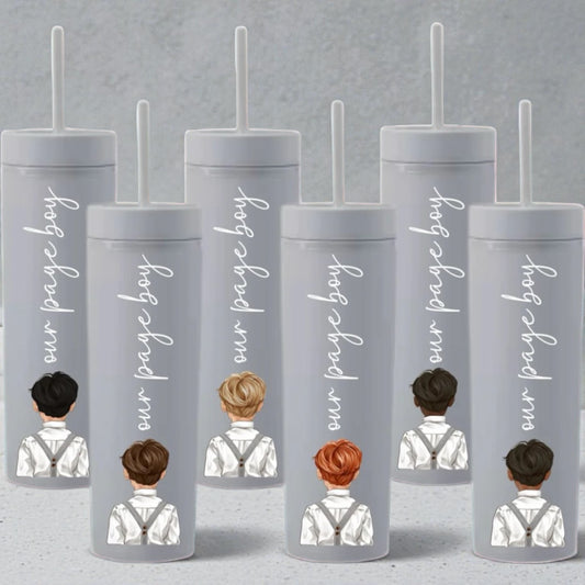 Page Boy Skinny Tumbler 16oz