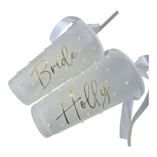 Pearlised 24oz cups Personalised