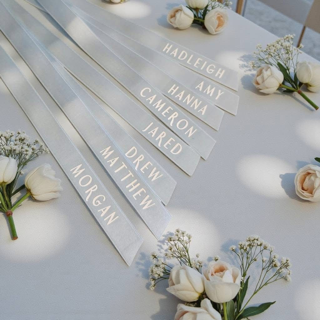 Wedding Personalised Ribbons