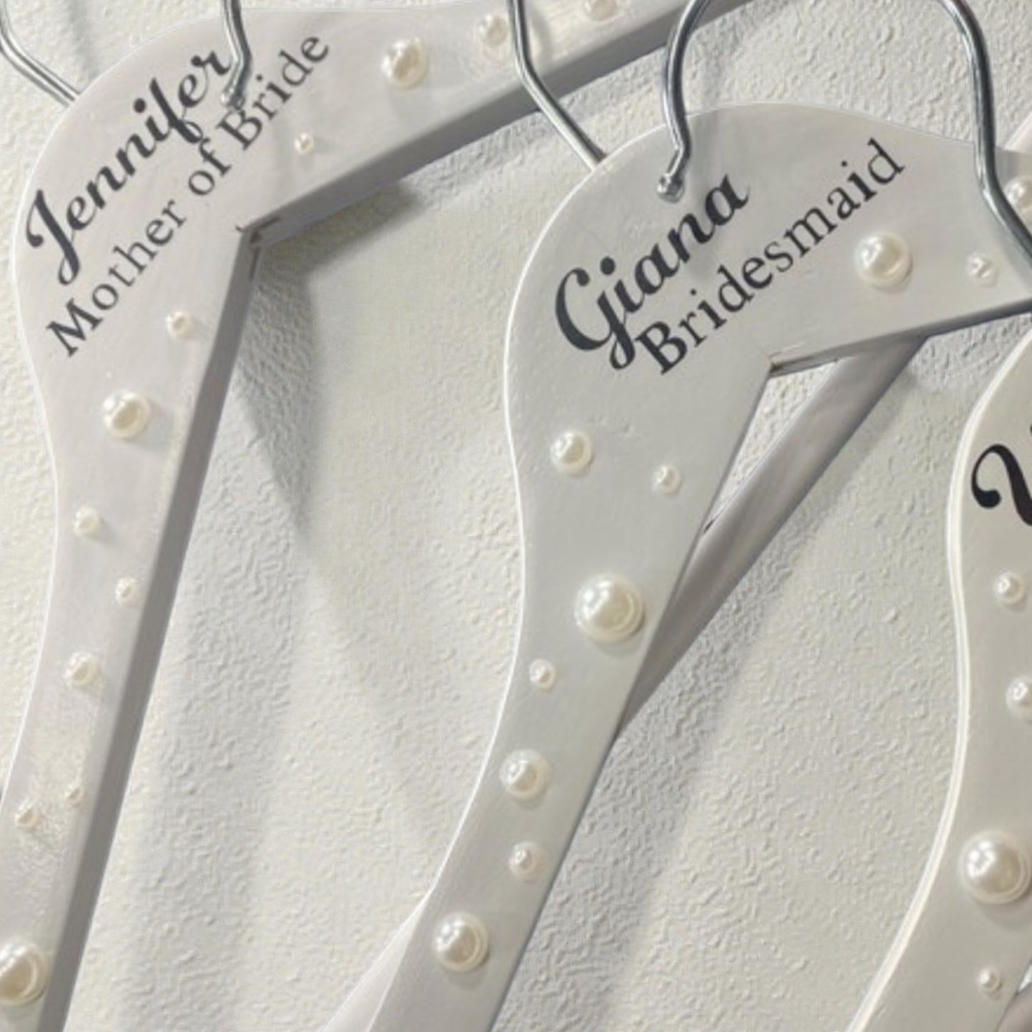 Pearlised Personalised Hangers