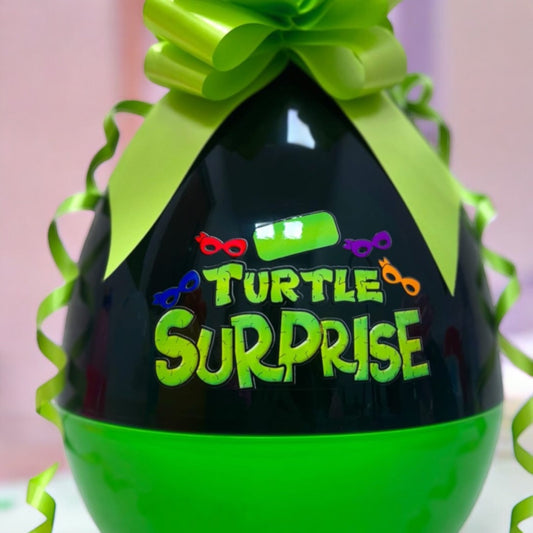 Turtle Surprise Easter Egg / can be personalised