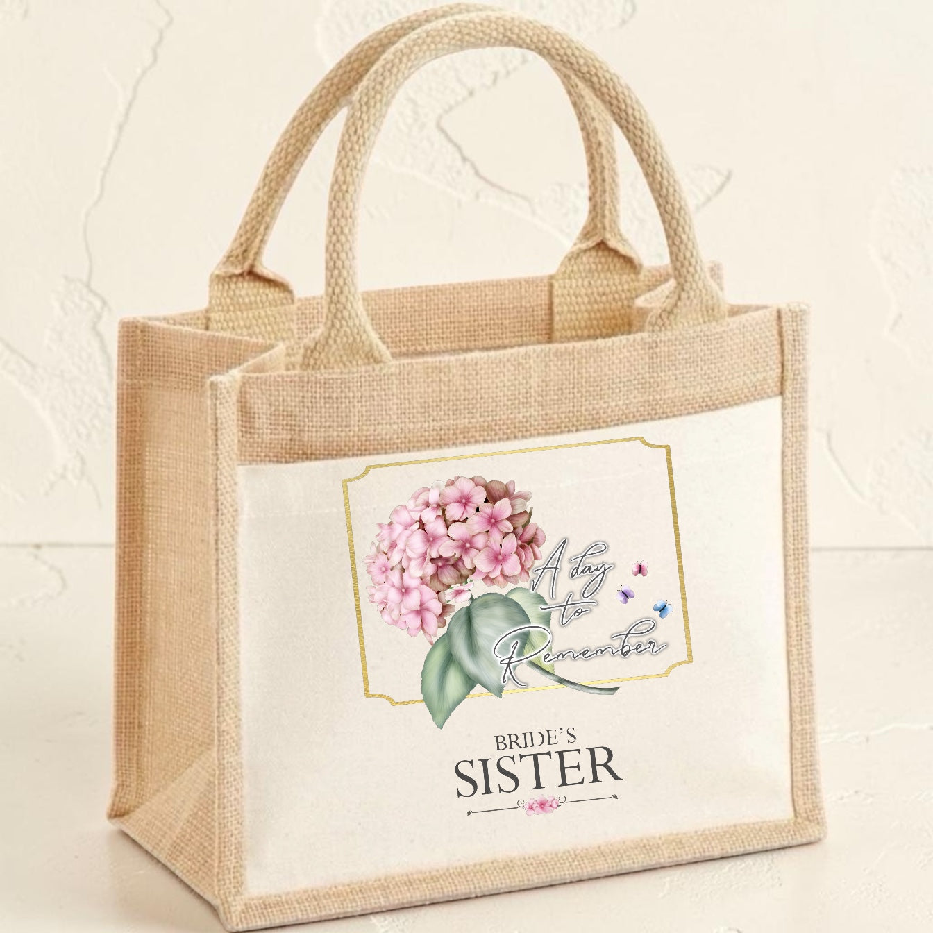 Hydrangea themed Tote Bags