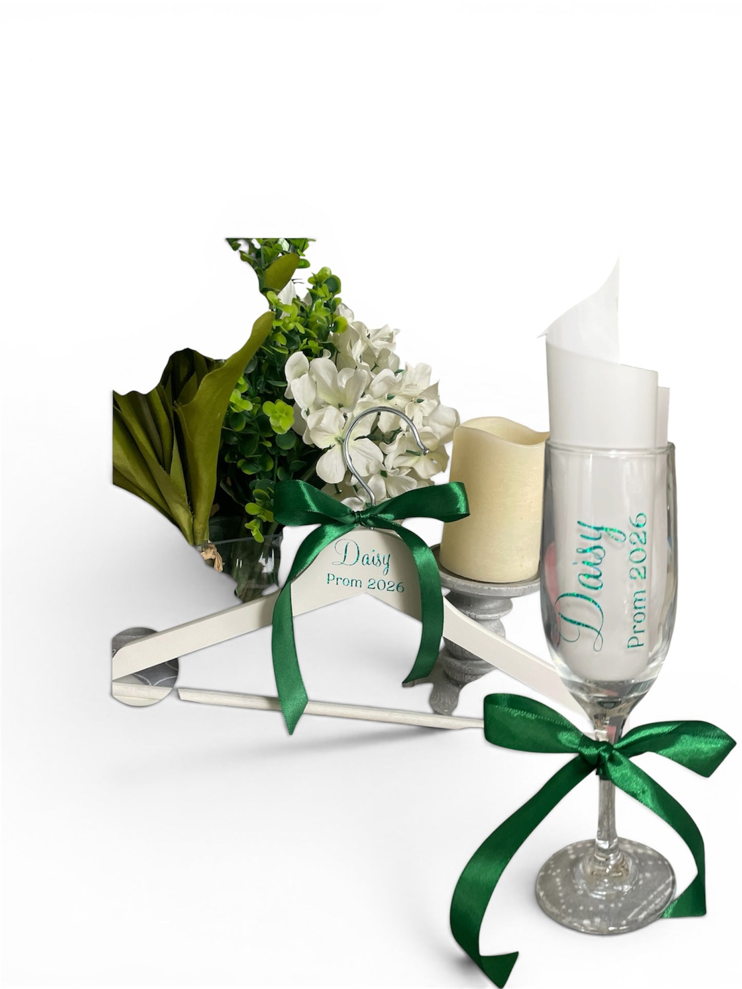 Green Glitter Prom Set