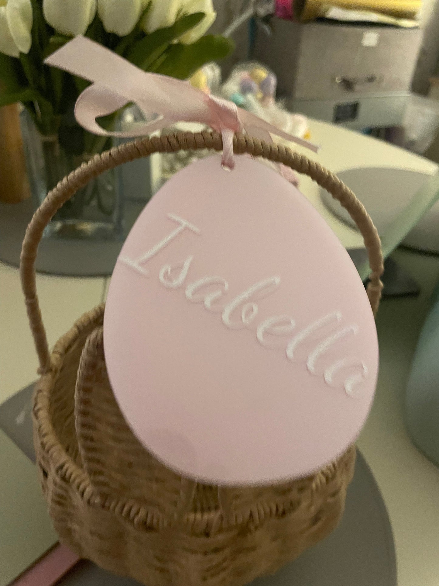 Easter Basket Ratten with Bunny Ears Un