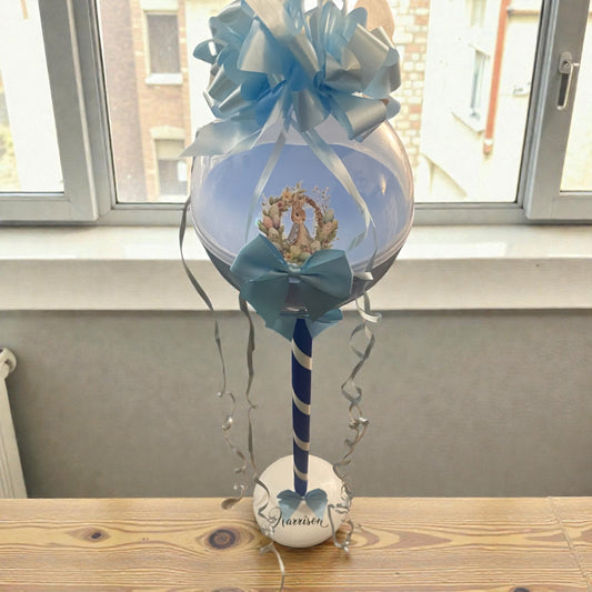 Easter Bunny Giant fillable Plastic lollipop Hamper