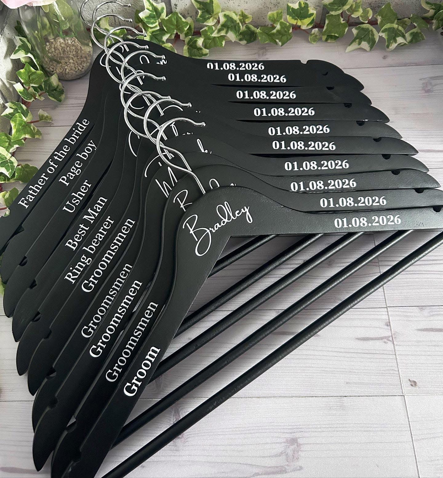 Childens Page Boy Personalised Hangers