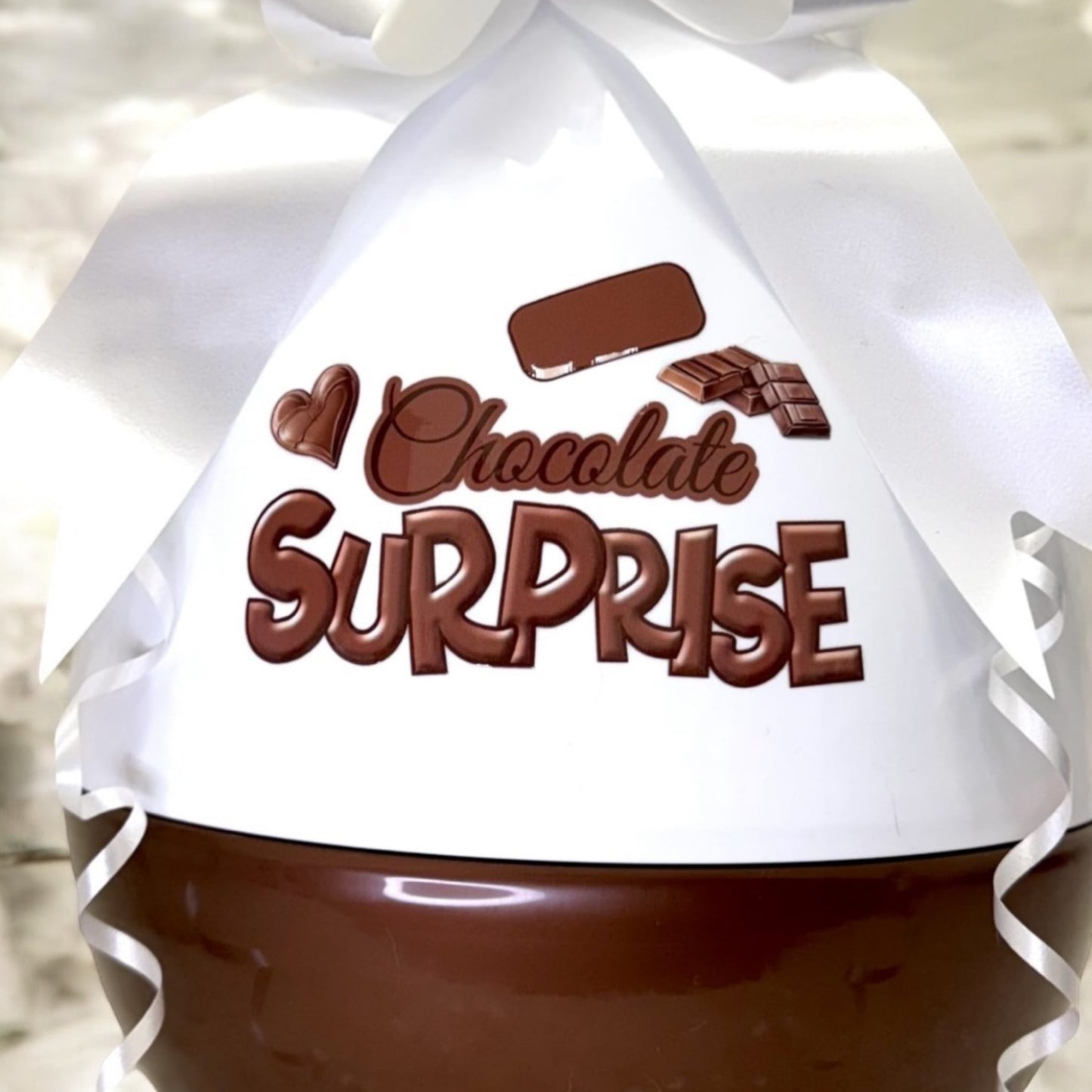 Chocolate Surprise Easter Egg / can be personalised