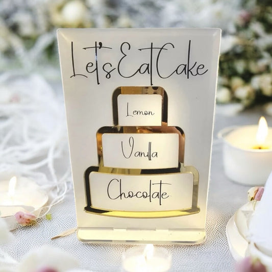 Let’s Eat Cake Acrylic Stand