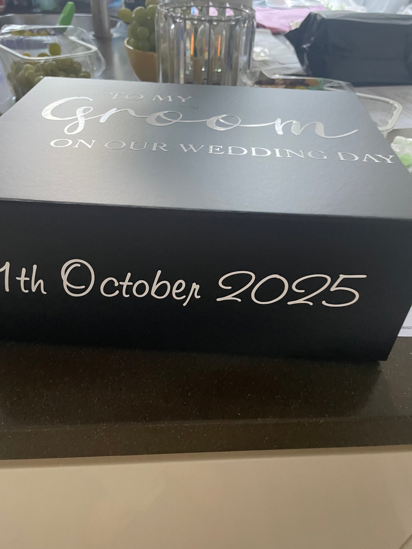 To my Groom Gift Box