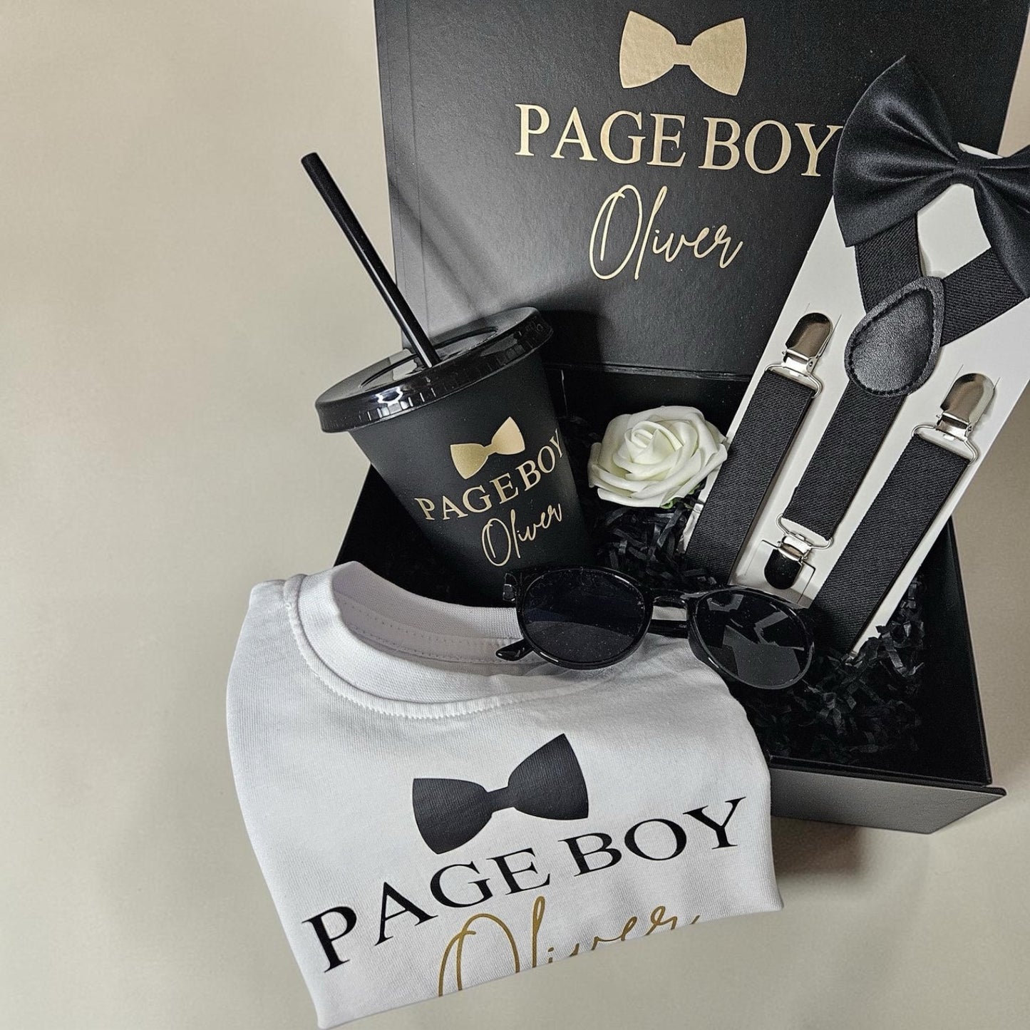 Page Boy Filled Magnetic Box