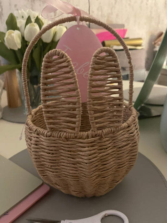 Easter Basket Ratten with Bunny Ears Un