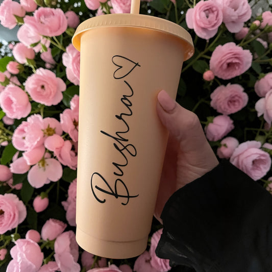 Custom 24oz cups in Pastel Colours
