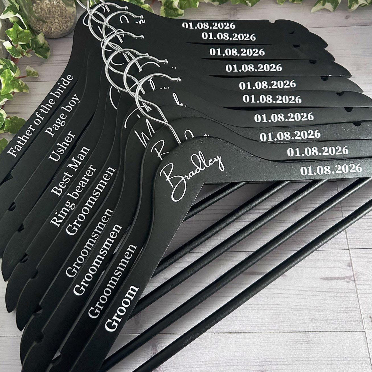 Childens Page Boy Personalised Hangers